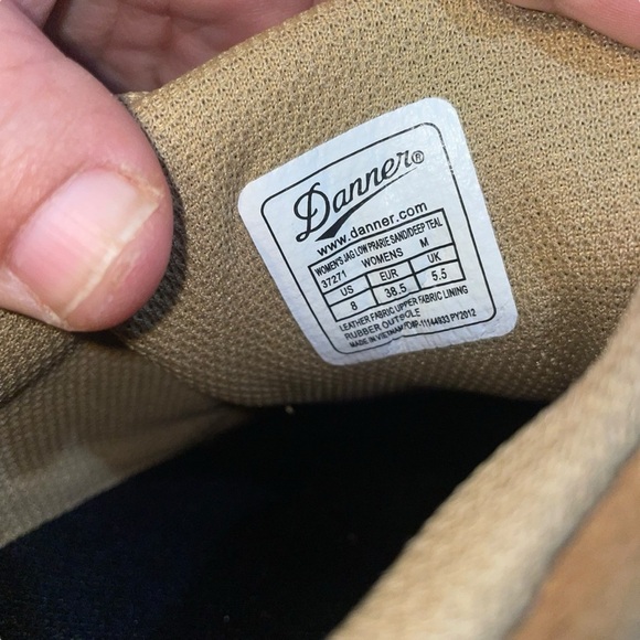 Danner Women’s Jag Low Hiking shoe Size 8 Prairie Sand/Deep Teal NWOT - Picture 8 of 8